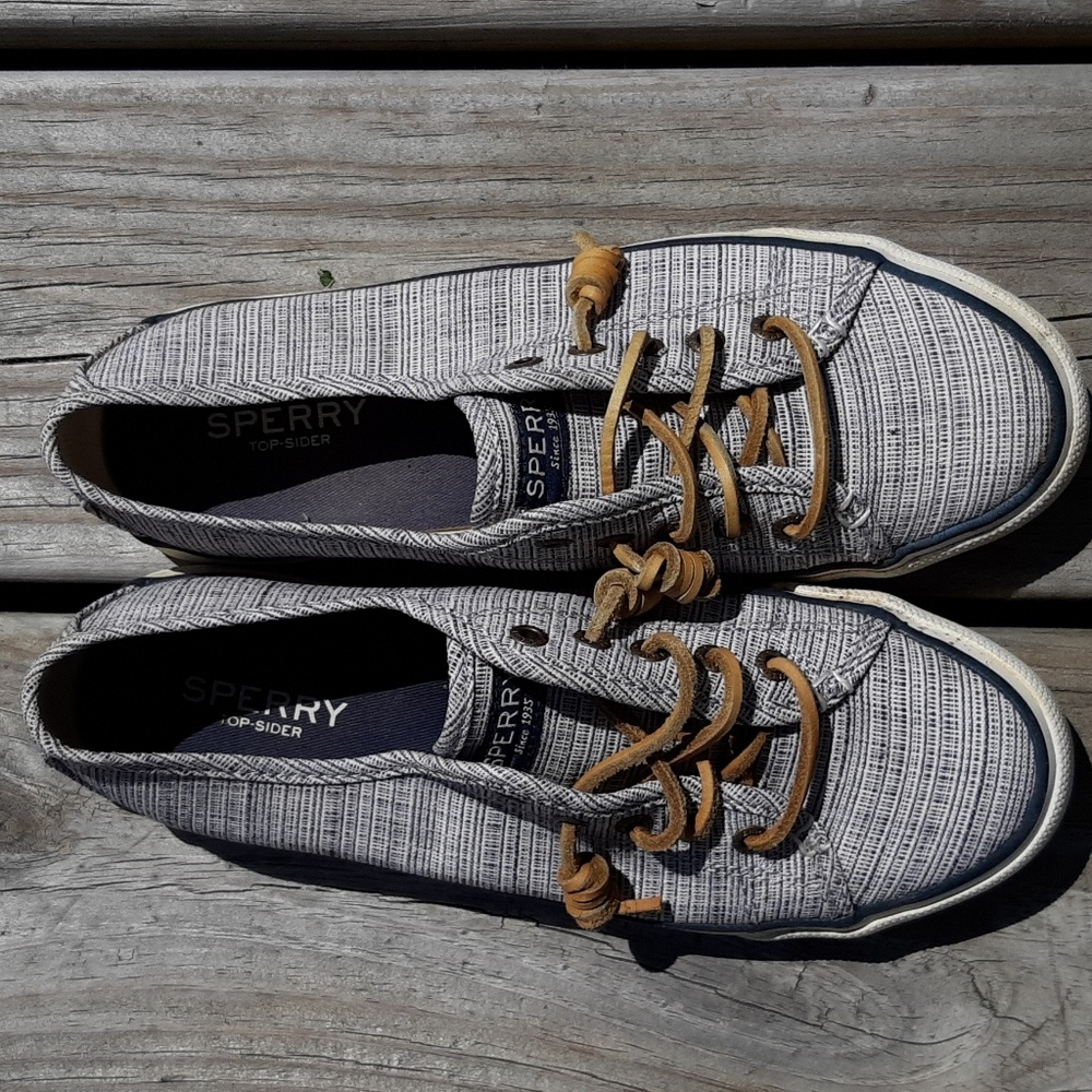 Sperry Top-Sider canvas tennis shoe sz 6 1/2